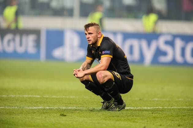 2016.8.23, Warszawa , UEFA Champions League , Legia Warsaw - Dundalk FC Legia Warszawa - Dundalk FC pictured: Patrick Barrett (Dundalk) fot. TomaszxJastrzebowski Foto Olimpik NEWSPIX.PL --- Newspix.pl  20160823toja160
