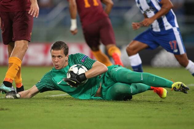 23.08.2016. Rome, Italy. Szczesny in action during the UEFA Champions league match between A.S. Roma versus FC Porto at Olympic Stadium in Rome . xmarcoxiacobuccix  ActionPlus11779563