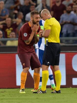 August 23, 2016 - Rome, Italy - Daniele De Rossi during the champions league football match A.S. Roma vs Porto F.C. at the Olympic Stadium in Rome, on august 23, 2016. AS Roma v Porto - UEFA Champions League  - ZUMAn230