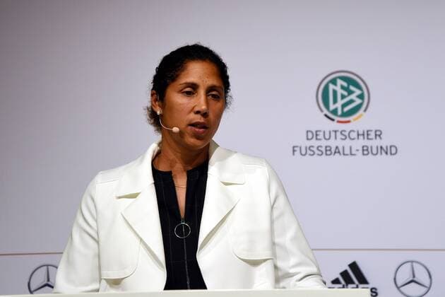 24.08.2016 Deutschland, Frankfurt Deutscher Fussballbund (DFB) Steffi Jones übernimmt das Amt der DFB-Frauen-Bundestrainerin