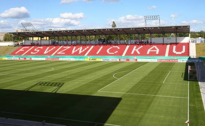 Zwickau, 22.08.2016, Stadion Zwickau, Fussball, DFB Pokal, 1. Hauptrunde. , FSV Zwickau vs. Hamburger SV 0:1 (0:0). , Stadionübersicht Stadion Zwickau. ,