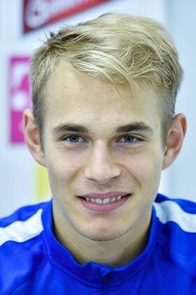 Captain Lukas Pokorny of Liberec speaks at a press conference PK Pressekonferenz prior to the fourth qualifying round of the Europa League match Slovan Liberec vs AEK Larnaka in Liberec, Czech Republic, August 24, 2016. (CTKxPhoto RadekxPetrasek) CTKPhotoP201608240740001  PER 4