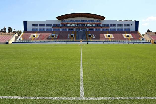 Bilder des Tages - SPORT Fußball, Hybridrasen im Nationalstadion von Malta National Stadium, Ta Qali, Malta 24 08 2016 The new National Stadium SISGrass Hybrid pitch was officially presented during ahandover press conference PK Pressekonferenz event at the National Stadium itself in Ta Qali, Malta. SISGrass - the patented hybrid pitch system was implanted at the National Stadium in Ta Qali, Malta. The new playing surface will be officially inaugurated in Malta s forthcoming FIFA World Cup WM Weltmeisterschaft Fussball 2018 Group F qualification match against Scotland on September 4th at the same stadium. SISGrass Hybrid Pitch at the National Stadium in Malta MLT_SISGRASS