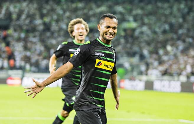 Bilder des Tages - SPORT Mönchengladbach, 24.08.2016, Borussia Park Torjubel: Raffael (BMG) VfL Borussia Mönchengladbach - Young Boys Bern mm
