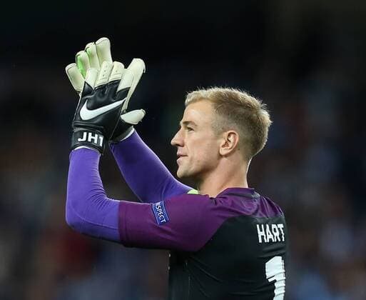 Joe Hart of Manchester City applauds the fans during the Champions League Play Off 2nd Leg match at the Etihad Stadium, Manchester. Picture date: August 24th, 2016. Pic Simon Bellis Sportimage EDITORIAL USE ONLY. No use with unauthorised audio, video, data, fixture lists, club league logos or live services. Online in-match use limited to 120 images, no video emulation. No use in betting, games or single club league player publications.