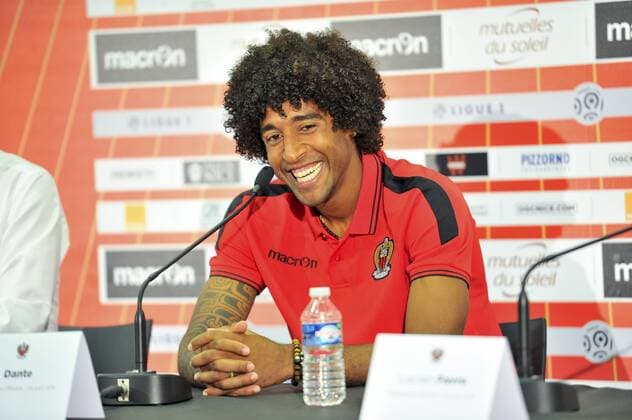 Fußball, OGC Nizza präsentiert Neuzugang Dante Bonfim (OGCNice) FOOTBALL : Conference De Presse Dante - OGC Nice - 24 08 2016 NorbertScanella Panoramic 