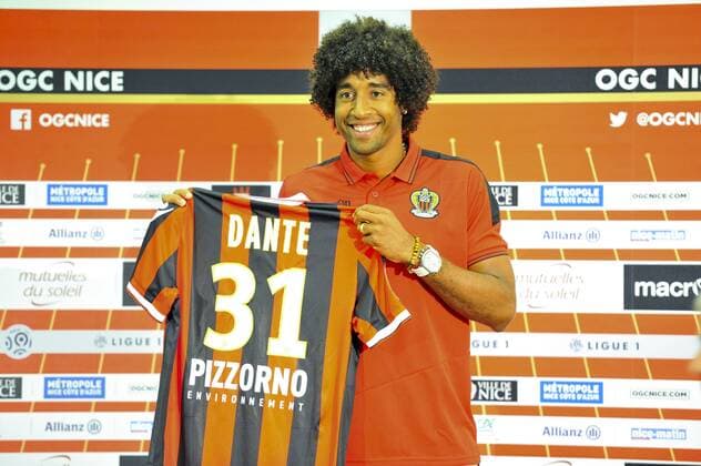 Fußball, OGC Nizza präsentiert Neuzugang Dante Bonfim (OGCNice) FOOTBALL : Conference De Presse Dante - OGC Nice - 24 08 2016 NorbertScanella Panoramic 