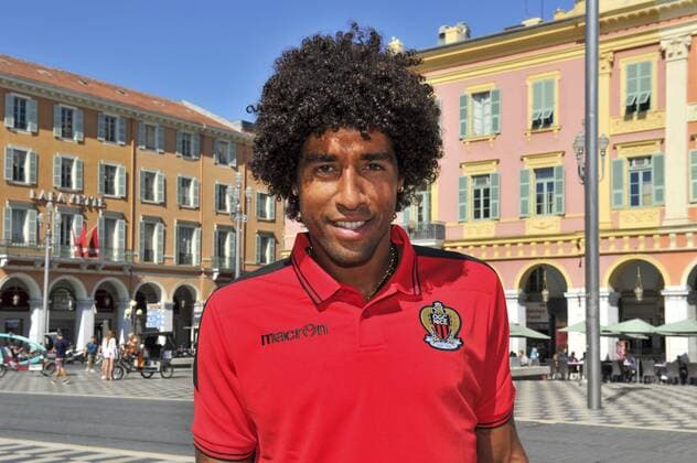 Fußball, OGC Nizza präsentiert Neuzugang Dante Bonfim (OGCNice) - Presentation place Massena FOOTBALL : Presentation Dante - OGC Nice - 24 08 2016 NorbertScanella Panoramic 