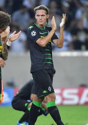 24.08.2016, Fussball, Saison 2016 2017, Champions League Qualifikation, Play-off, Borussia Moenchengladbach - Young Boys Bern 6:1, Jannik Vestergaard (Borussia Moenchengladbach)