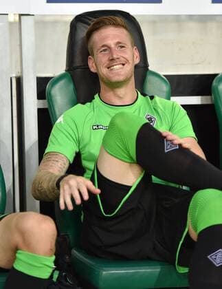 24.08.2016, Fussball, Saison 2016 2017, Champions League Qualifikation, Play-off, Borussia Moenchengladbach - Young Boys Bern 6:1, Andre Hahn (Borussia Moenchengladbach)