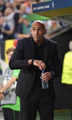 24.08.2016, Fussball, Saison 2016 2017, Champions League Qualifikation, Play-off, Borussia Moenchengladbach - Young Boys Bern 6:1, Trainer Andre Schubert (Borussia Moenchengladbach)