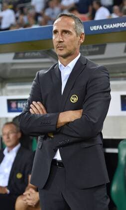 24.08.2016, Fussball, Saison 2016 2017, Champions League Qualifikation, Play-off, Borussia Moenchengladbach - Young Boys Bern 6:1, Trainer Adi Hütter, Adi Huetter (Young Boys Bern)