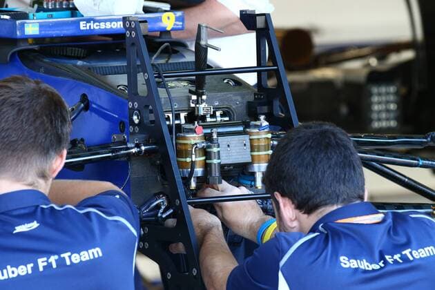 Belgian Grand Prix, Spa Francorchamps 25 - 28 August 2016 25.08.2016 - Sauber C34, detail 