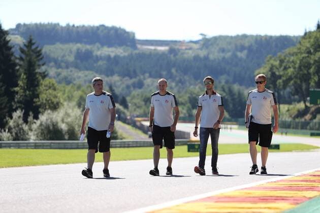 Belgian Grand Prix, Spa Francorchamps 25 - 28 August 2016 25.08.2016 - Romain Grosjean (FRA) Haas F1 Team VF-16 