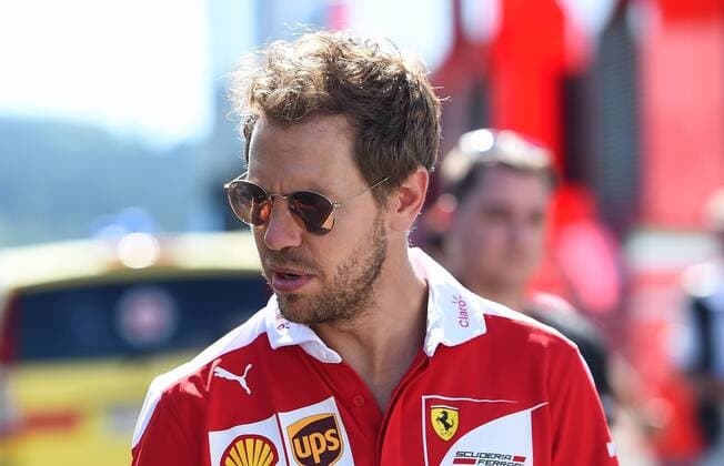 Sebastian Vettel, Scuderia Ferrari, formula 1 GP, Belgien in Spa, 25.08.2015 Photo:mspb Jerry Andre Sebastian Vettel, formula 1 GP, Belgien