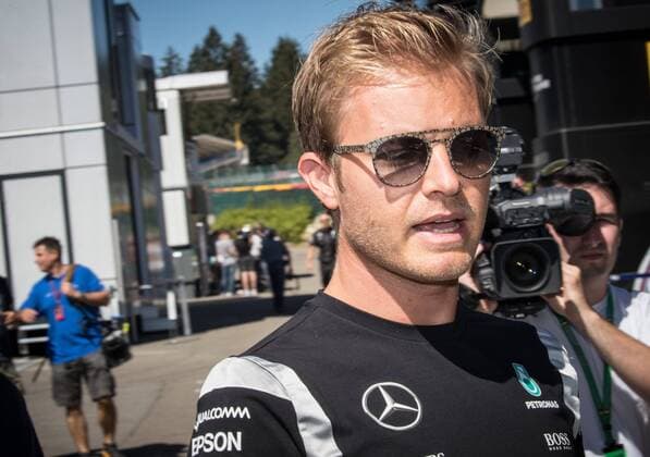 Spa 25 08 2016 Grand Prix Belgique Jeudi Ambiance Rosberg N°6 Mercedes FORMULE 1 : Preparatifs Grand Prix Belgique - Spa Francorchamps - 25 08 2016 PhotoNews Panoramic 