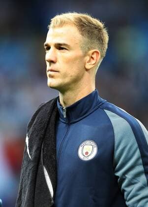 Football - 2016 2017 Champions League - Qualifying Play-Off, Second Leg: Manchester City 5 vs. Steaua Bucharest 0 Joe Hart of Manchester City before the match, at the Ethihad Stadium. COLORSPORT LYNNE CAMERON 