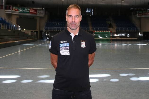 Handball, 1. BL, SC Magdeburg Porträttermin Torwarttrainer Tomas Runar Svensson (SC Magdeburg) - Handball Bundesliga Saison 2016-2017 Offizeller Fototermin SC Magdeburg in der GETEC Arena in Magdeburg - Einzelbild,Portrait,Deutschland, Handball, Mann, Maenner,25.08.2016