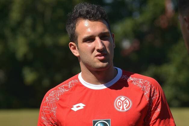23.08.2016, xtkx, Fussball 1.Bundesliga, FSV Mainz 05 Training, emspor, v.l. Levin Oeztunali (Mainz 05), Mainz