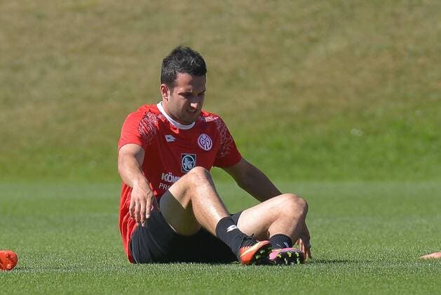 23.08.2016, xtkx, Fussball 1.Bundesliga, FSV Mainz 05 Training, emspor, v.l. Levin Oeztunali (Mainz 05), Mainz