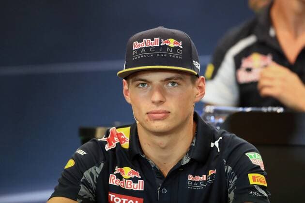 25.08.2016. Spa-Francorchamps, Belgium. Formula 1 Grand Prix of Belgiu, Driver arrival and press conference PK Pressekonferenz Red Bull Racing - Max Verstappen xLeannexBoonx  ActionPlus11780082