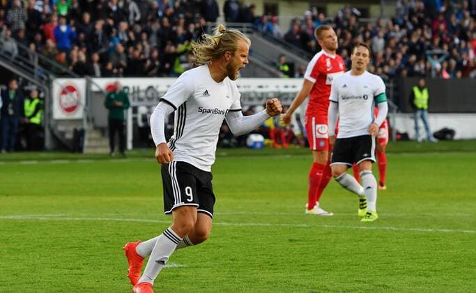 Fotball Playoff UEFA Europa League Rosenborg - Austria Wien Lerkendal Stadium, Trondheim, Norway 25 august 2016 Christian Gytkjaer 
