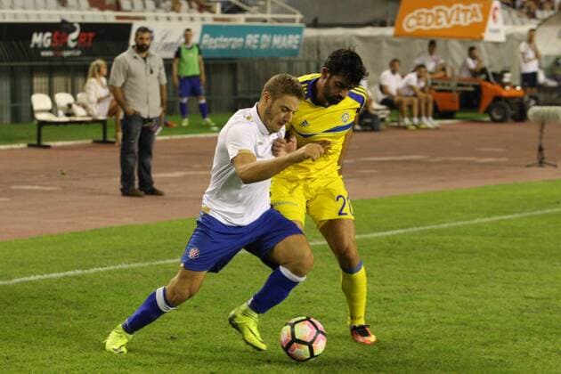 Hajduk vs Maccabi - Split, Croatia 25.08.2016., Split, Croatia - Europa League, play-off round, Hajduk Split - Maccabi Tel Aviv. Marko Cosic.  IvoxCagalj PIXSELL
