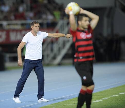 Shkendija vs Gent - Tetovo, Macedonia 25.08.2016., Tetovo, Macedonia - Peurope League, Qualifications, KF Shkendija -Gent.  STR-1234 HaloPix PIXSELL