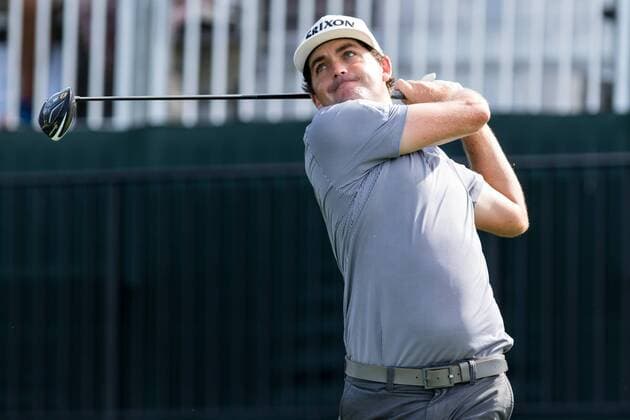 August 25, 2016: Keegan Bradley tees off the first tee during the first round of play at The Barclays, on the Black course, at Bethpage State Park in Farmingdale, NY. (Photo by David Hahn Icon Sportswire) GOLF: AUG 25 PGA Golf Herren - The Barclays - First Round Icon160825036 EDITORIAL USE ONLY