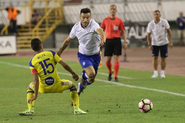 UEFA Europa League - play-off - Hajduk vs Maccabi Tel Aviv 25.08.2016., Split, Croatia - Second leg of UEFA Europa League play off, Hajduk Split - Maccabi Tel Aviv. Hysen Memolla.  IvoxCagalj PIXSELL
