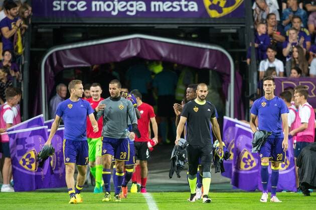 25.08.2016, Ljudski vrt, Maribor, SLO, UEFA EL, NK Maribor vs Gabala FK, im Bild Players of Maribor during the UEFA Europaleague Play off 2nd Leg Match between NK Maribor and Gabala FK at the Ljudski vrt in Maribor, Slovenia on 2016 08 25. Maribor  EP_stida  
