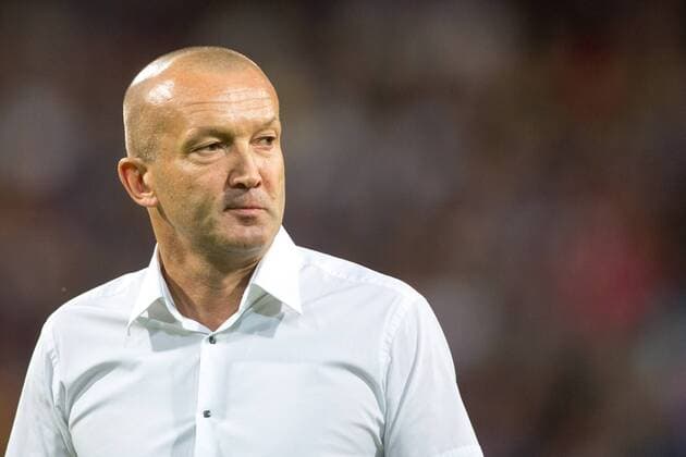 25.08.2016, Ljudski vrt, Maribor, SLO, UEFA EL, NK Maribor vs Gabala FK, im Bild Roman Hrygorchuk, head coach of Gabala FK during the UEFA Europaleague Play off 2nd Leg Match between NK Maribor and Gabala FK at the Ljudski vrt in Maribor, Slovenia on 2016 08 25. Maribor  EP_stida  