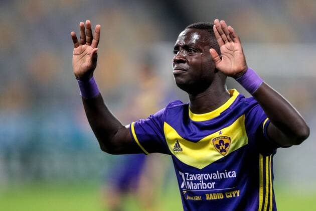 25.08.2016, Ljudski vrt, Maribor, SLO, UEFA EL, NK Maribor vs Gabala FK, im Bild Sintayehu Sallalich 8 of NK Maribor during the UEFA Europaleague Play off 2nd Leg Match between NK Maribor and Gabala FK at the Ljudski vrt in Maribor, Slovenia on 2016 08 25. Maribor  EP_stida  