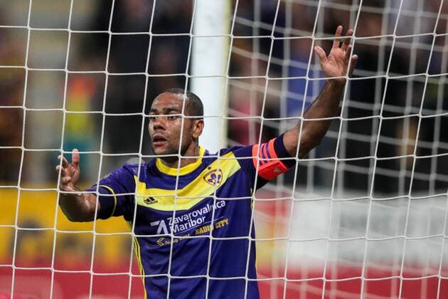 25.08.2016, Ljudski vrt, Maribor, SLO, UEFA EL, NK Maribor vs Gabala FK, im Bild Marcos Morales Tavares 9 of NK Maribor during the UEFA Europaleague Play off 2nd Leg Match between NK Maribor and Gabala FK at the Ljudski vrt in Maribor, Slovenia on 2016 08 25. Maribor  EP_stida  