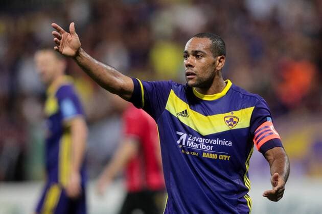 25.08.2016, Ljudski vrt, Maribor, SLO, UEFA EL, NK Maribor vs Gabala FK, im Bild Marcos Morales Tavares 9 of NK Maribor during the UEFA Europaleague Play off 2nd Leg Match between NK Maribor and Gabala FK at the Ljudski vrt in Maribor, Slovenia on 2016 08 25. Maribor  EP_stida  