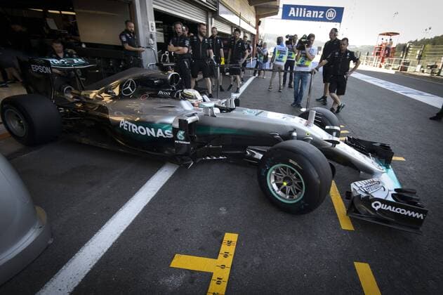 British Lewis Hamilton of Mercedes AMG Petronas F1 Team pictured during a practice session at the Grand Prix F1 of Belgium, in Spa-Francorchamps, Friday 26 August 2016. The Spa-Francorchamps Formula One Grand Prix takes place this weekend, from August 26 until August 28. NICOLASxLAMBERT  x04919126x