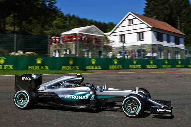 Belgian Grand Prix, Spa Francorchamps 25 - 28 August 2016 Nico Rosberg (GER) Mercedes AMG F1 W07 Hybrid. 26.08.2016. Free Practice 1 