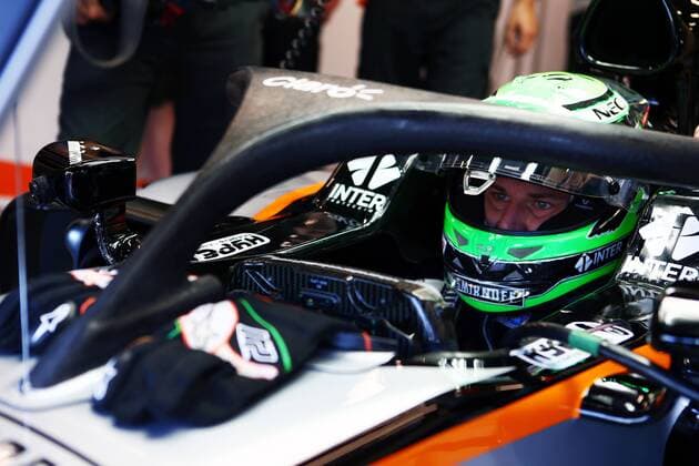 Belgian Grand Prix, Spa Francorchamps 25 - 28 August 2016 Nico Hulkenberg (GER) Sahara Force India F1 VJM09 running the Halo cockpit cover. 26.08.2016. Free Practice 1 