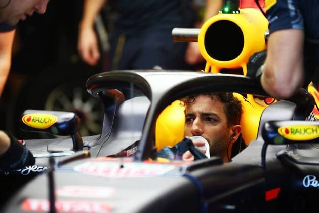 Belgian Grand Prix, Spa Francorchamps 25 - 28 August 2016 Daniel Ricciardo (AUS) Red Bull Racing RB12 running the Halo cockpit cover. 26.08.2016. Free Practice 1 