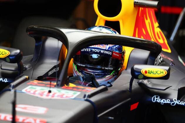 Belgian Grand Prix, Spa Francorchamps 25 - 28 August 2016 Daniel Ricciardo (AUS) Red Bull Racing RB12 with the Halo cockpit cover. 26.08.2016. Free Practice 1 