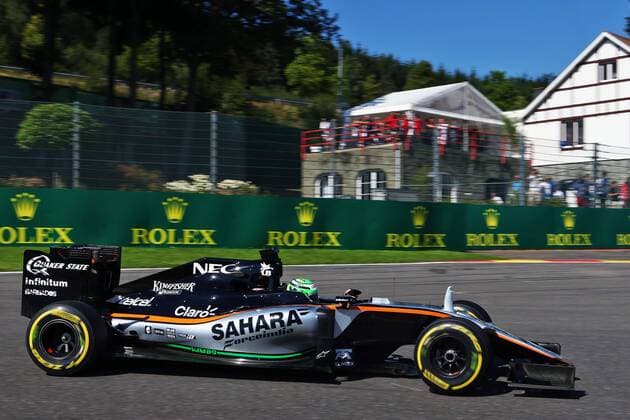 Belgian Grand Prix, Spa Francorchamps 25 - 28 August 2016 Nico Hulkenberg (GER) Sahara Force India F1 VJM09. 26.08.2016. Free Practice 1 
