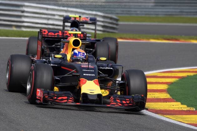 Dutch Max Verstappen of Red Bull Racing Team pictured during a practice session at the Grand Prix F1 of Belgium, in Spa-Francorchamps, Friday 26 August 2016. The Spa-Francorchamps Formula One Grand Prix takes place this weekend, from August 26 until August 28. NICOLASxLAMBERT  x04919290x