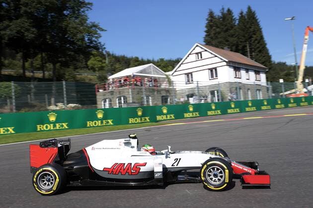 Belgian Grand Prix, Spa Francorchamps 25 - 28 August 2016 26.08.2016 - Free Practice 1, Esteban Gutierrez (MEX) Haas F1 Team VF-16 