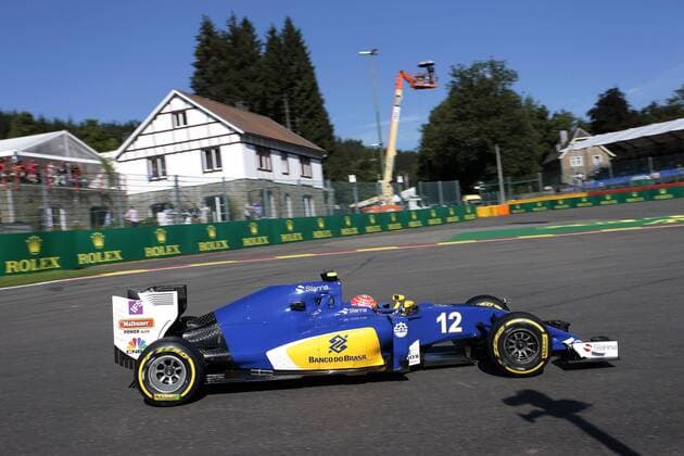 Belgian Grand Prix, Spa Francorchamps 25 - 28 August 2016 26.08.2016 - Free Practice 1, Felipe Nasr (BRA) Sauber C34 