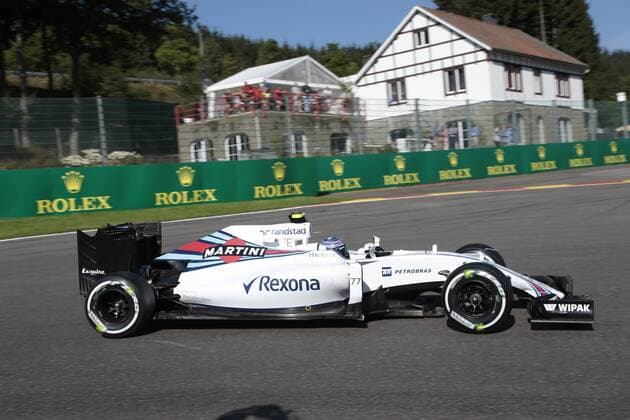 Belgian Grand Prix, Spa Francorchamps 25 - 28 August 2016 26.08.2016 - Free Practice 1, Valtteri Bottas (FIN) Williams FW38 