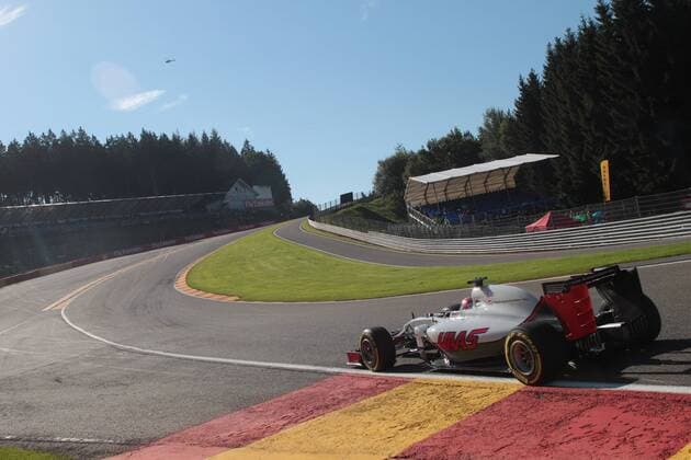 Belgian Grand Prix, Spa Francorchamps 25 - 28 August 2016 26.08.2016 - Free Practice 1, Romain Grosjean (FRA) Haas F1 Team VF-16 