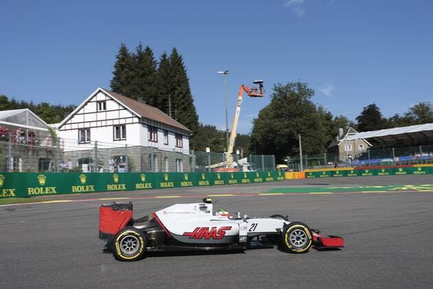 Belgian Grand Prix, Spa Francorchamps 25 - 28 August 2016 26.08.2016 - Free Practice 1, Esteban Gutierrez (MEX) Haas F1 Team VF-16 