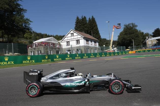 Belgian Grand Prix, Spa Francorchamps 25 - 28 August 2016 26.08.2016 - Free Practice 1, Lewis Hamilton (GBR) Mercedes AMG F1 W07 Hybrid 