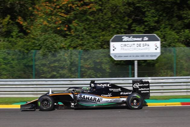 Belgian Grand Prix, Spa Francorchamps 25 - 28 August 2016 26.08.2016 - Free Practice 1, Nico Hulkenberg (GER) Sahara Force India F1 VJM09 
