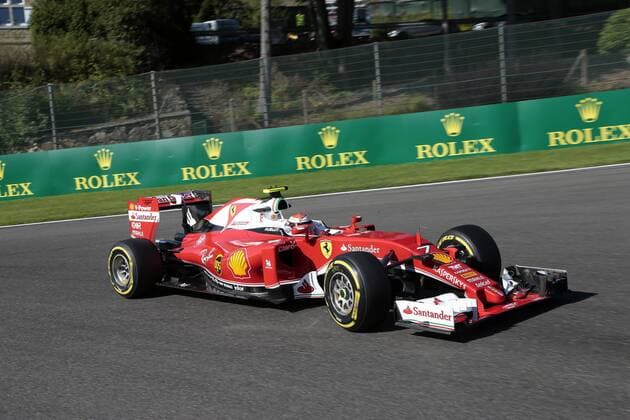 Belgian Grand Prix, Spa Francorchamps 25 - 28 August 2016 26.08.2016 - Free Practice 1, Kimi Raikkonen (FIN) Scuderia Ferrari SF16-H 